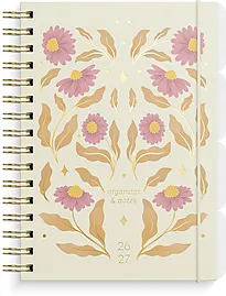 Organizer og Notes GRIEG A5 26/27 Daisy