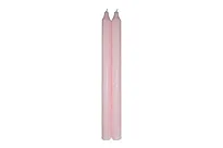 Kronelys 29cm rosa