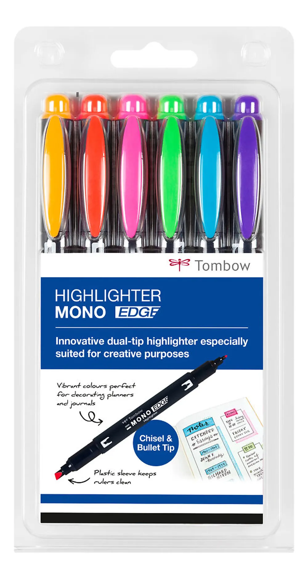 Markeringspenn Tombow sett assortert (6)
