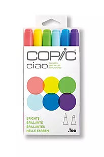 Tusj Copic Ciao 6stk lyse farger