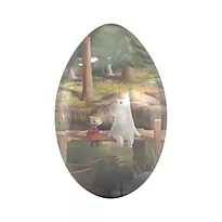 Påskeegg Mummi metall Bryggen