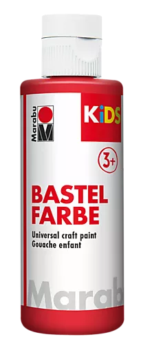 Hobbymaling Marabu KIDS 80ml kirsebærrød