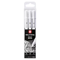 Gelepenn Sakura Gelly Roll 3 stk hvit