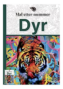 Malebok mal etter nummer A4 dyr