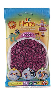 Perler Hama Midi 1000 stk plomme