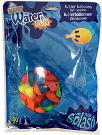 Vannballonger selvlukkende