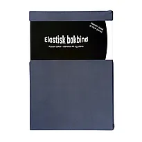 Bokbind elastisk til mykt omslag blå