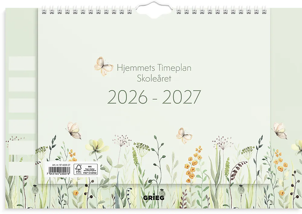 Hjemmets timeplan GRIEG 26/27