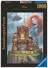 Puslespill 1000 Disney Castles Merida