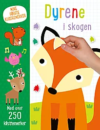 Aktivitetsbok dyrene i skogen m/stickers