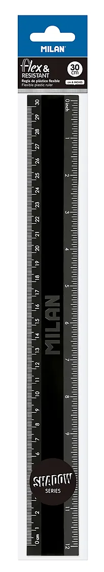 Linjal 30 cm Milan Shadow Flex&resistant