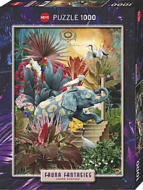 Puslespill 1000 Heye Elephantaisy