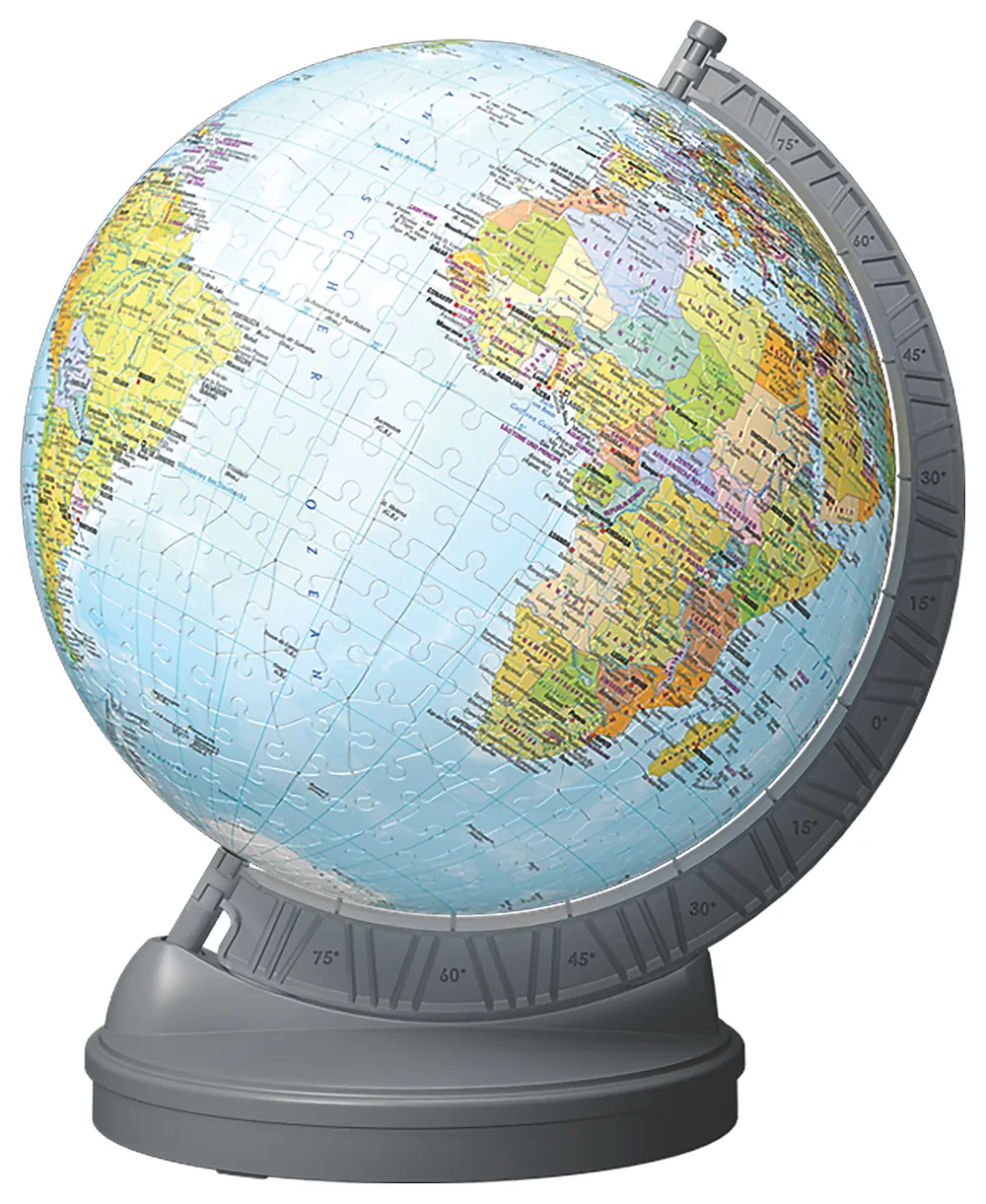 Puslespill 3D 540 Globe med lys