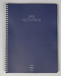Spiralhefte ARK A4 70g 80bl ulinj m.blå