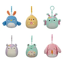 Bamse Squishmallows Clip Spring 9cm ass.