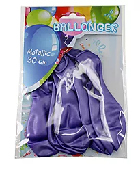 Ballong metallic 8pk lilla