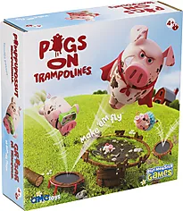 Griser på trampoline