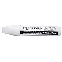 Krittpenn Lyra 8+15mm rund hvit