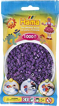 Perler Hama Midi 1000 stk lilla