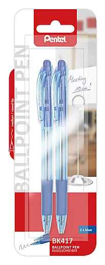 Kulepenn PENTEL BK417 medium blå (2)