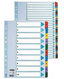 Register ESSELTE Mylar A4 1-10
