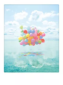Plakat 30x40cm floating balloons