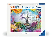Puslespill 500 Postkort fra Paris