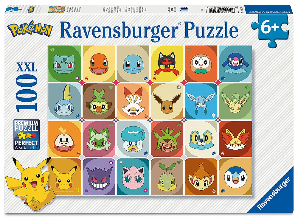 Puslespill 100 Pokémon Multicharacter