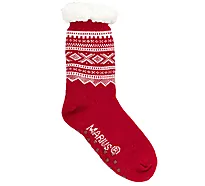 Kosesokk Marius akryl rød/hvit