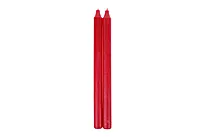 Kronelys 29cm cerise