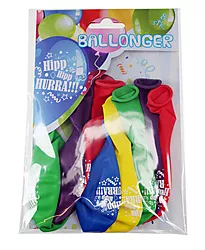 Ballonger Hipp hipp hurra 8pk