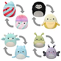 Bamse Squishmallows Flip 13 cm S18 ass.