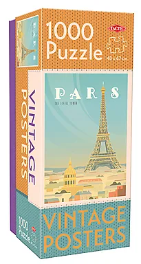 Puslespill 1000 biter vintage Paris