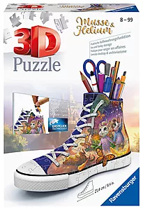 Puslespill 3D 108 Musse &Helium sko