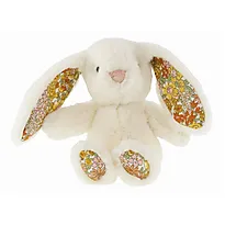 Bamse Tinka kanin blomst hvit 18cm