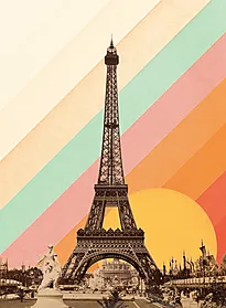 Puslespill 500 Paris Regnbue