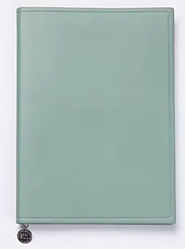 Notatbok soft cover PU A5 lysegrønn