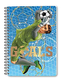 Spiralhefte A4 Fotball