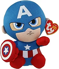 Bamse TY Captain America 15,5cm