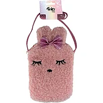 Veske kanin med sløyfe rosa