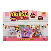 Figur Mouse in The House 5pk 2 ass.