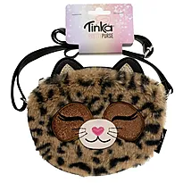 Veske leopard plysj