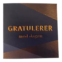Kort doble Gratulerer med dagen