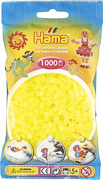 Perler Hama Midi 1000 stk gul neon