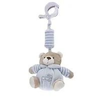 Rangle bamse m/klype blå