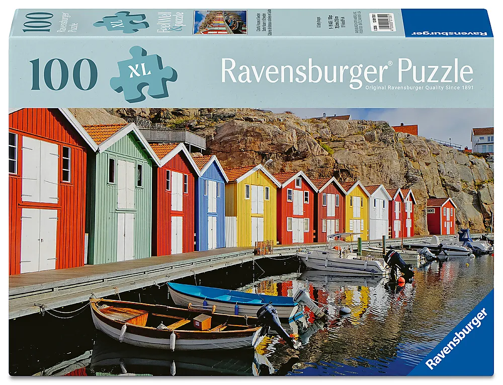 Puslespill 100 Ad Fargerike hus Sverige