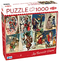 Puslespill 1000 biter jul julekort
