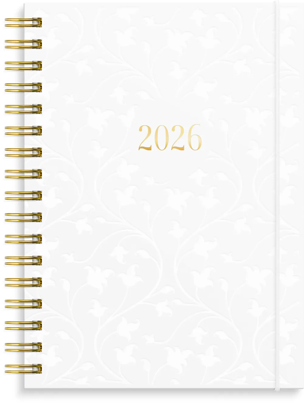 Ukekalender GRIEG Multi A6 2026 hvit
