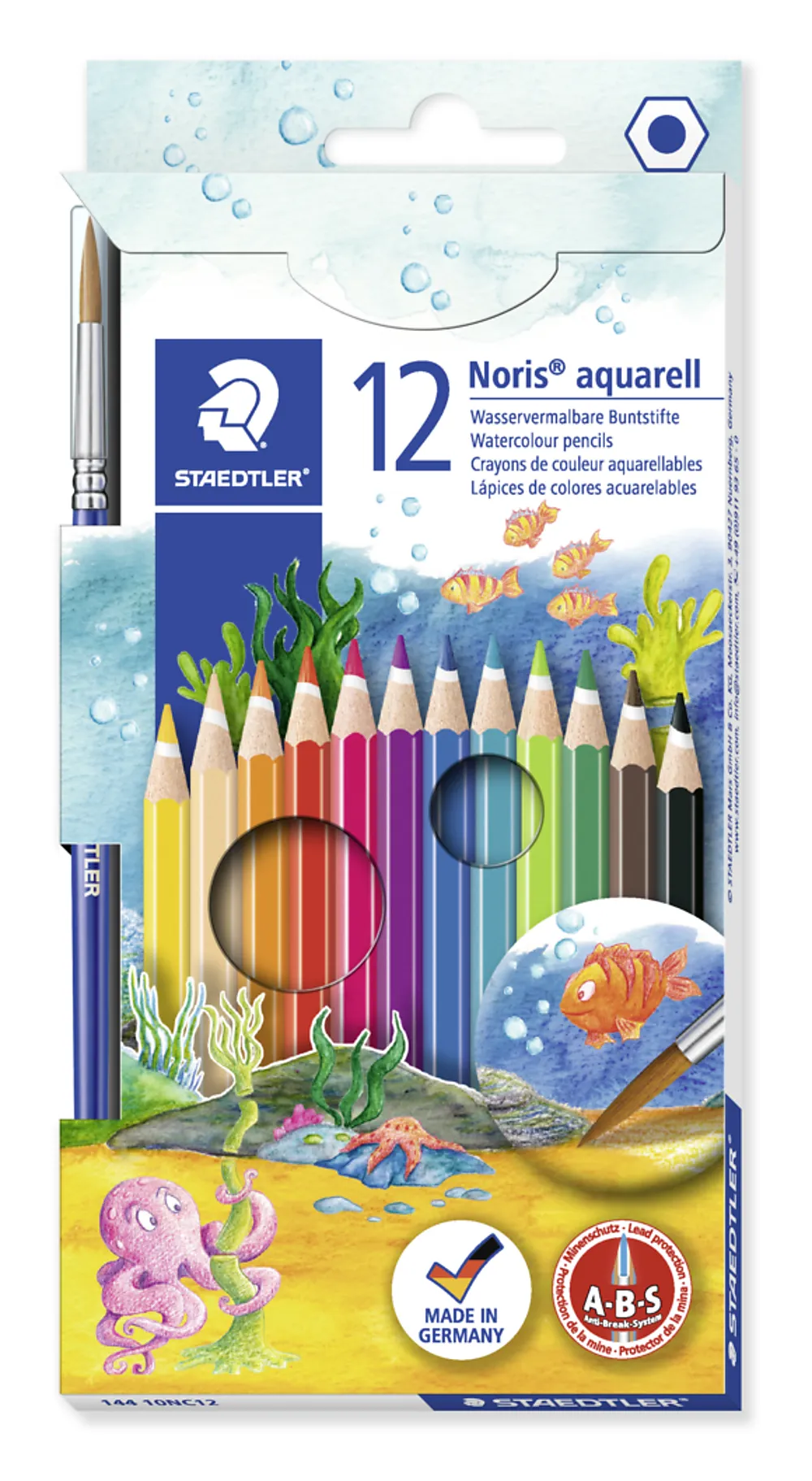 Fargeblyanter STAEDLER Noris Akvarell 12