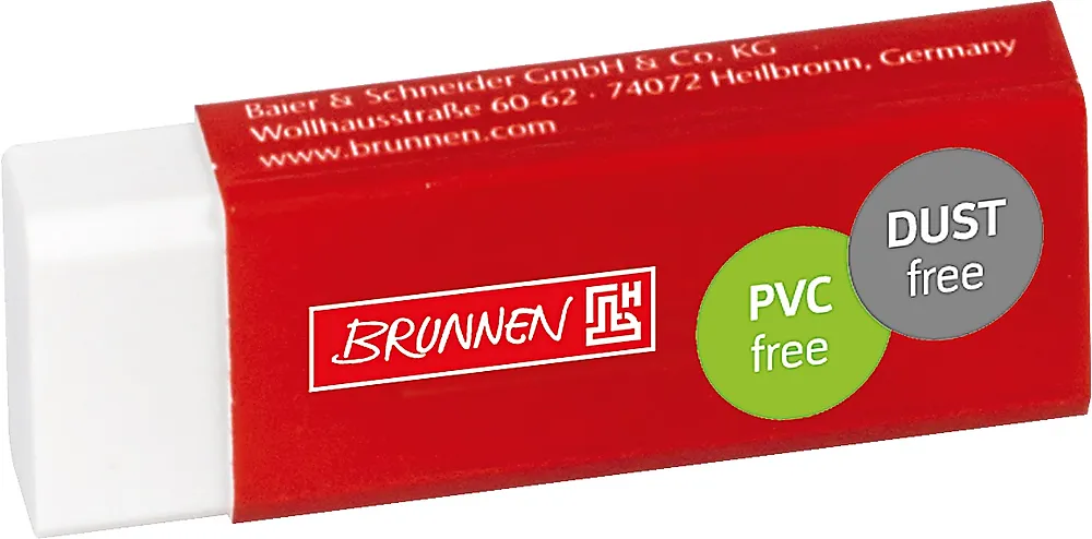 Viskelær Brunnen støvfri 6x2x1,2 cm